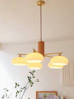 Load image into Gallery viewer, Medieval Log Style Vintage Glass Chandelier
