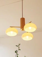 Load image into Gallery viewer, Medieval Log Style Vintage Glass Chandelier
