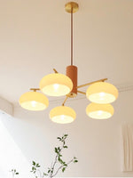 Load image into Gallery viewer, Medieval Log Style Vintage Glass Chandelier
