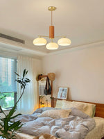 Load image into Gallery viewer, Medieval Log Style Vintage Glass Chandelier

