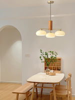 Load image into Gallery viewer, Medieval Log Style Vintage Glass Chandelier
