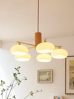 Load image into Gallery viewer, Medieval Log Style Vintage Glass Chandelier
