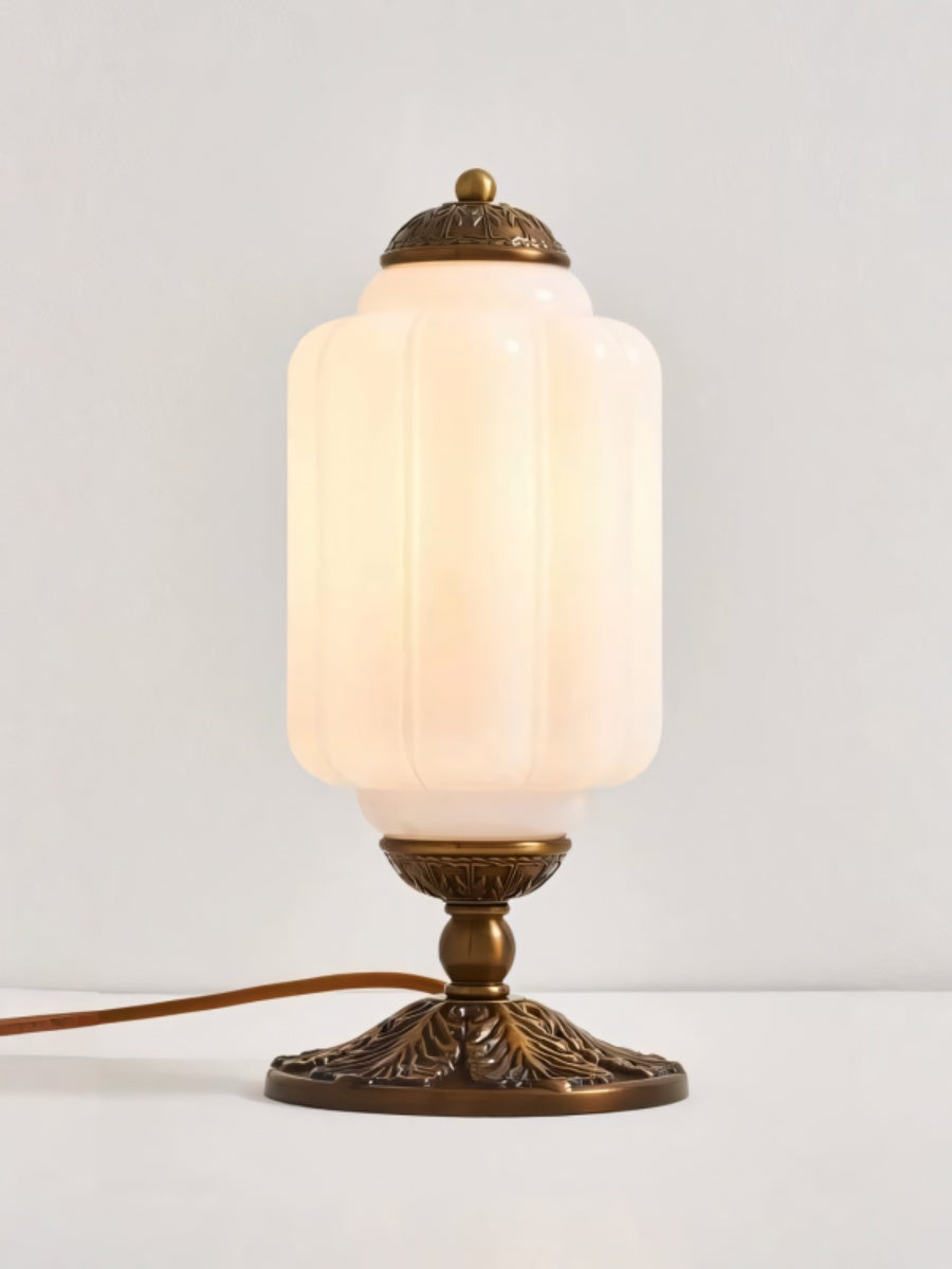 Vintage Glas Eloise Tischlampe