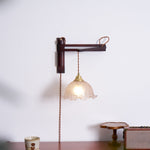 Load image into Gallery viewer, Five-Style Vintage Glass Plug-In Wall Lamp product view