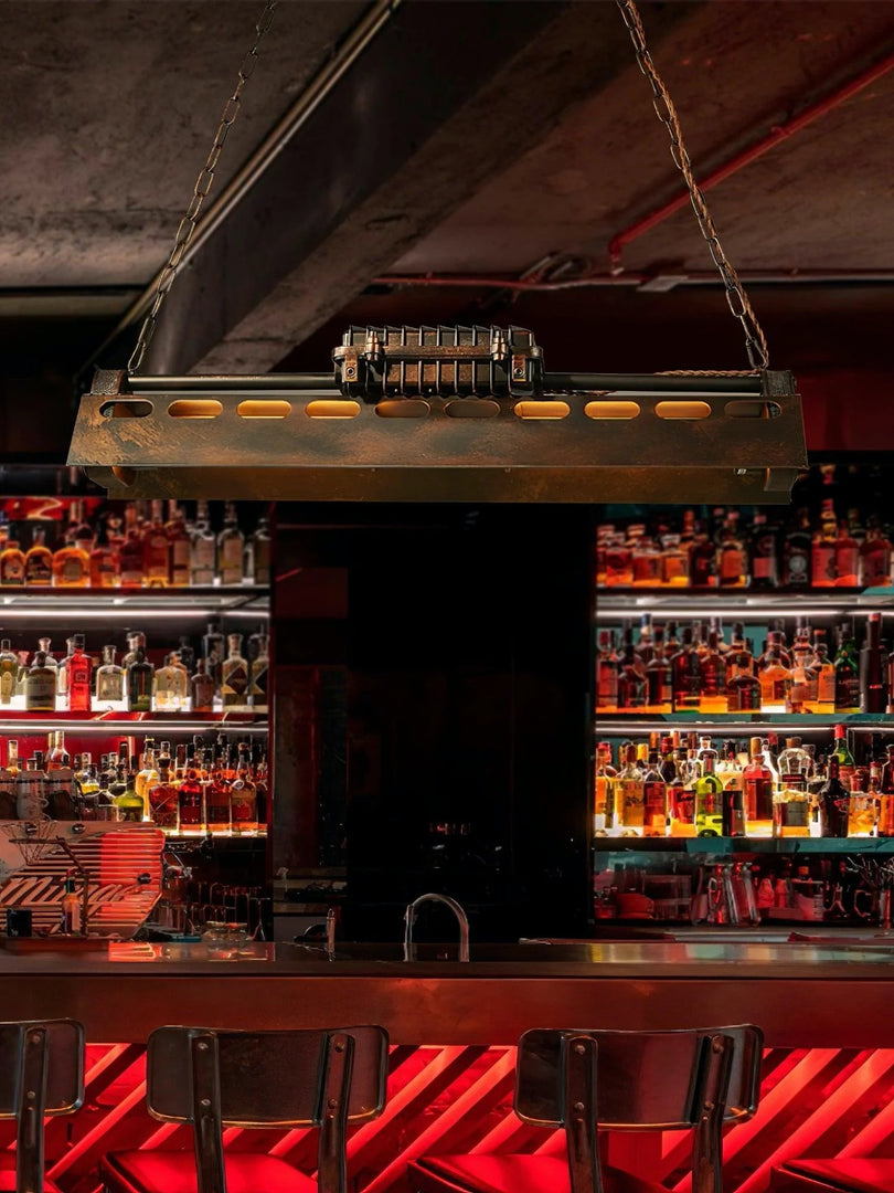 Lustre Loft Vintage - Steampunk Industriel