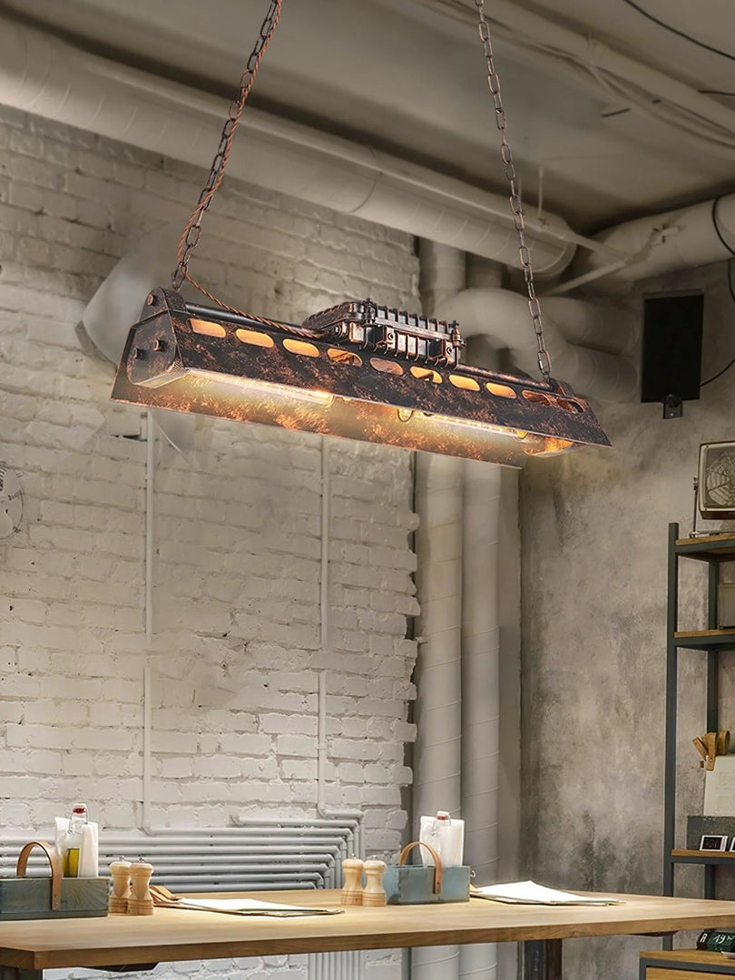 Lustre Loft Vintage - Steampunk Industriel