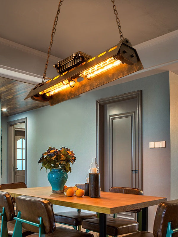 Lustre Loft Vintage - Steampunk Industriel