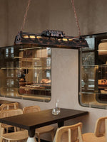 Charger l&#39;image dans la visionneuse de galerie, Lustre Loft Vintage - Steampunk Industriel
