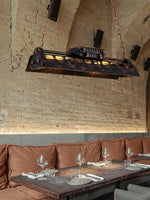 Charger l&#39;image dans la visionneuse de galerie, Lustre Loft Vintage - Steampunk Industriel
