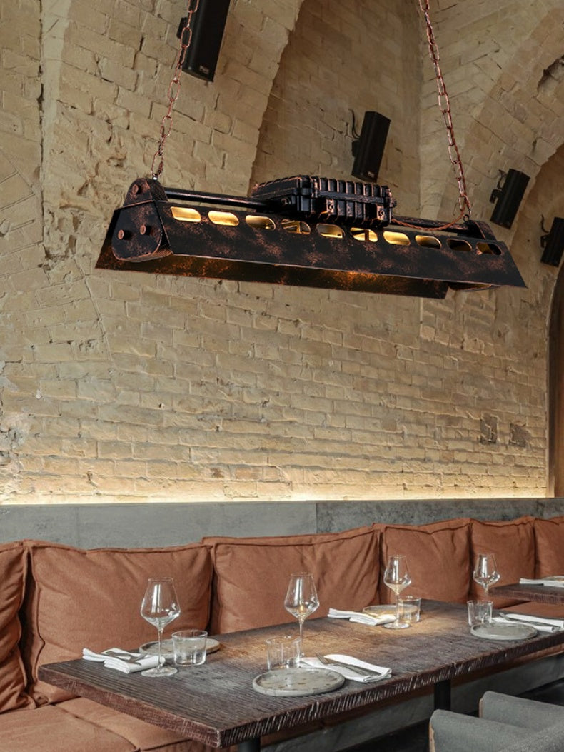 Lustre Loft Vintage - Steampunk Industriel