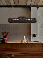 Charger l&#39;image dans la visionneuse de galerie, Lustre Loft Vintage - Steampunk Industriel
