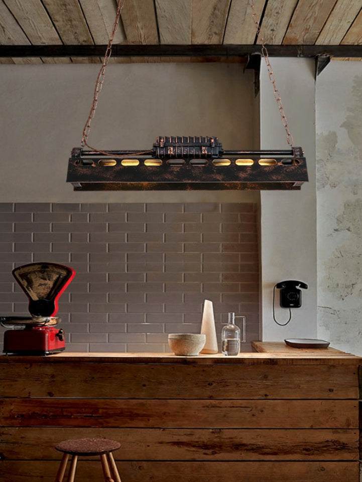 Lustre Loft Vintage - Steampunk Industriel