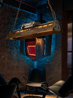 Charger l&#39;image dans la visionneuse de galerie, Lustre Loft Vintage - Steampunk Industriel
