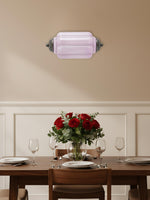 Load image into Gallery viewer, Vintage Milk Glass Flush Eloise Wall Sconce for Bedside Hallway

