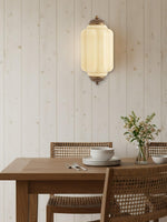 Load image into Gallery viewer, Vintage Milk Glass Flush Eloise Wall Sconce for Bedside Hallway
