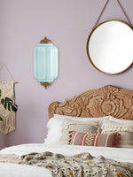 Load image into Gallery viewer, Vintage Milk Glass Flush Eloise Wall Sconce for Bedside Hallway
