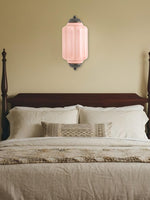 Load image into Gallery viewer, Vintage Milk Glass Flush Eloise Wall Sconce for Bedside Hallway
