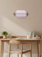 Load image into Gallery viewer, Vintage Milk Glass Flush Eloise Wall Sconce for Bedside Hallway
