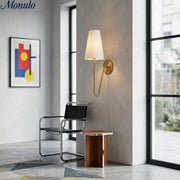 Organic Glass Scoop Wall Light – Minimalist Modern Decorative Ambient Sconce for Living Room