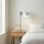 Load image into Gallery viewer, Adjustable Cone Shade Plug-In Wall Lamp product view