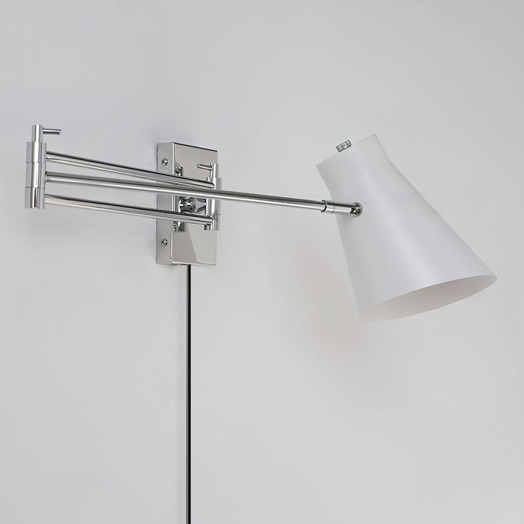 Adjustable Cone Shade Plug-In Wall Lamp product view