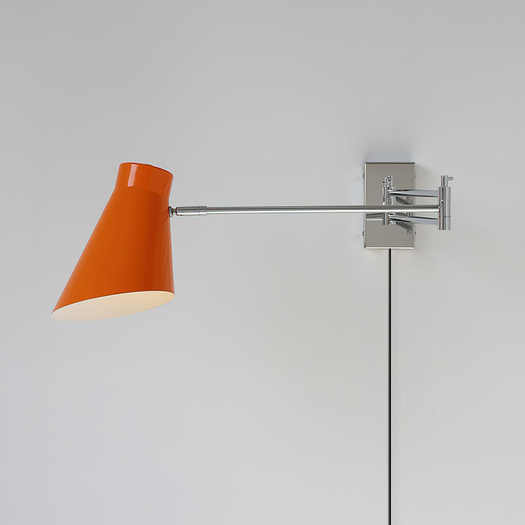 Adjustable Cone Shade Plug-In Wall Lamp product view
