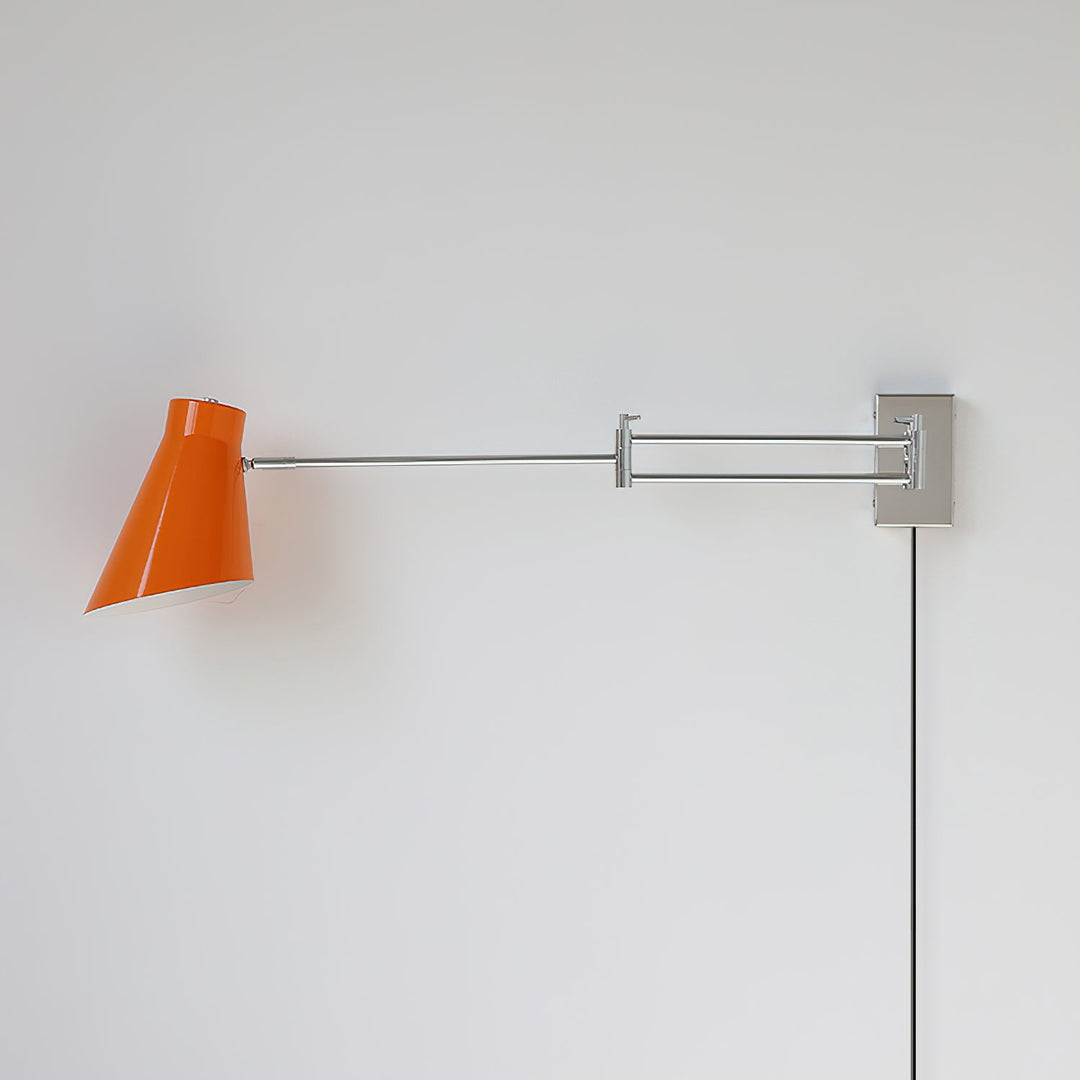 Adjustable Cone Shade Plug-In Wall Lamp product view