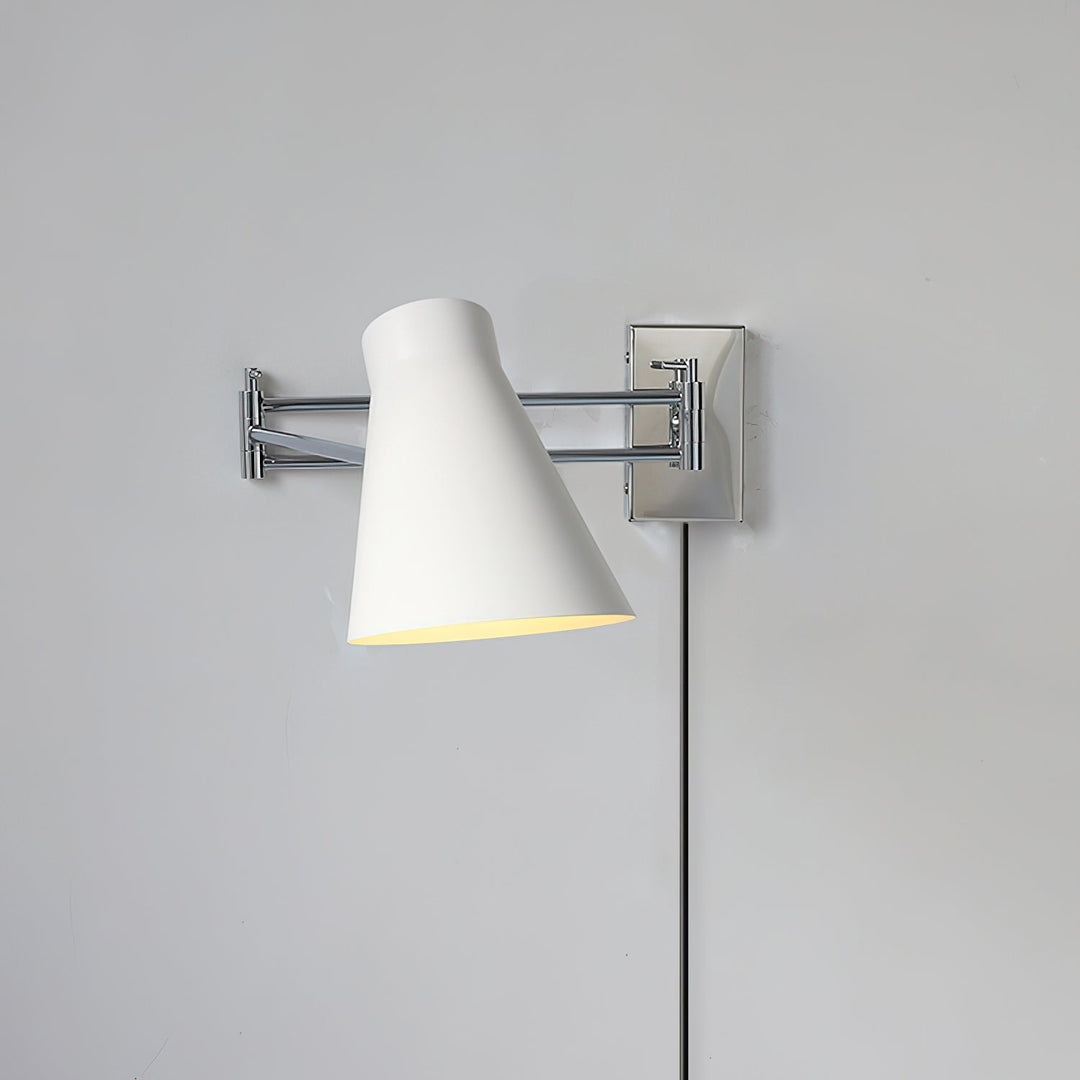 Adjustable Cone Shade Plug-In Wall Lamp product view