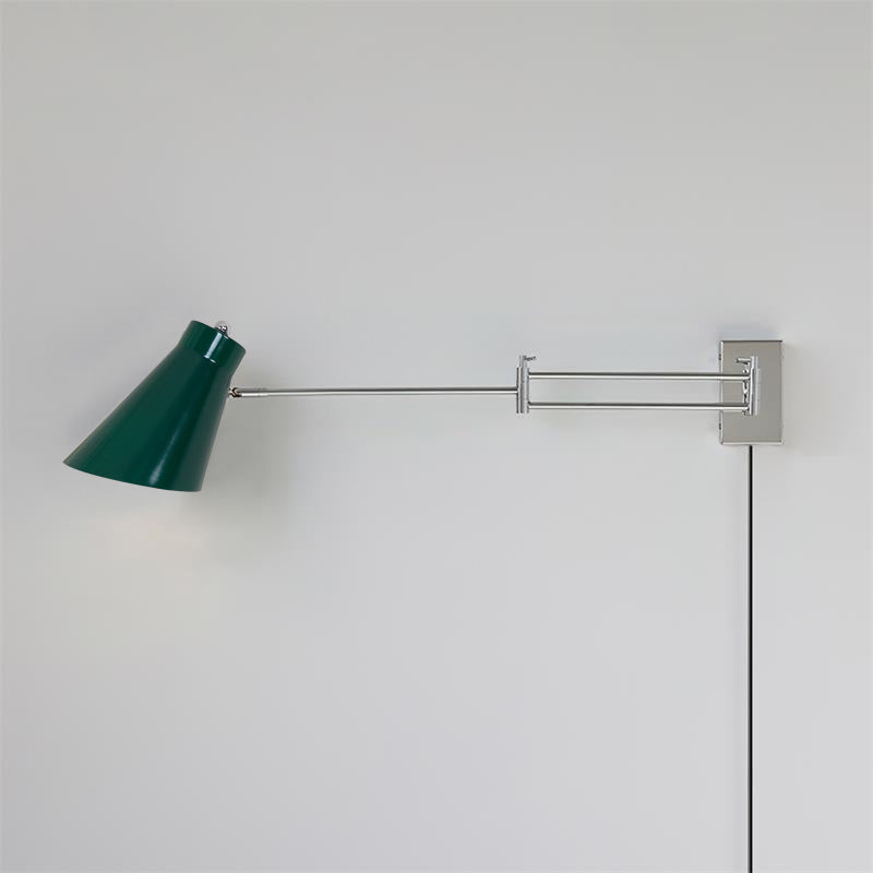 Adjustable Cone Shade Plug-In Wall Lamp product view