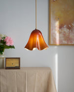 Charger l&#39;image dans la visionneuse de galerie, Bellina Wave-Edge Glass Pendant Lamp — Organic Contemporary Style for Dining &amp; Living

