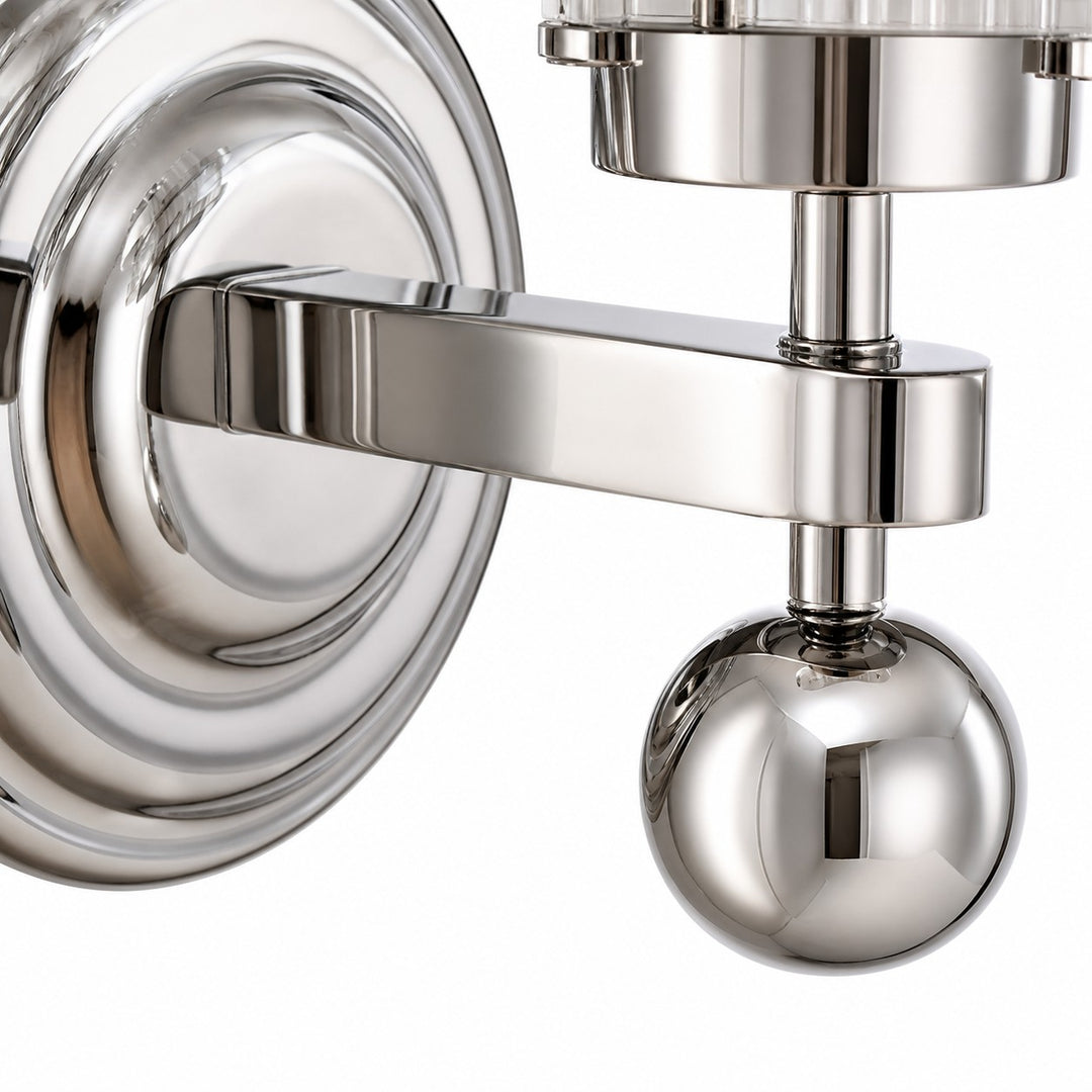 Bauhaus Ribbed Acrylic LED Wall Sconce