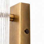 Bild in Gallery-Viewer laden, Vintage Ripple Glass Wall Sconce