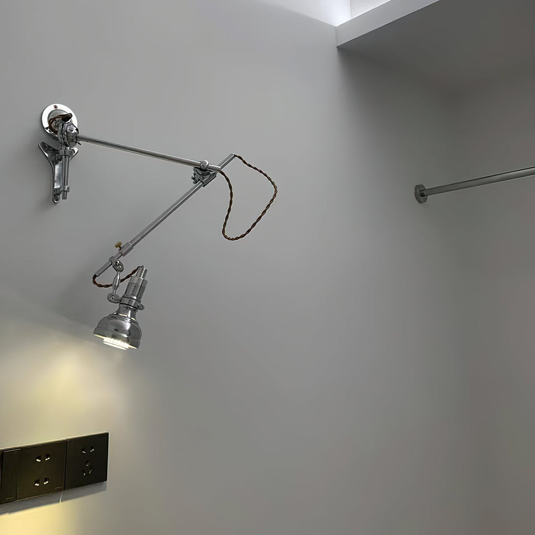 Lámpara de Pared con Brazo Articulado Ralph Rocker para Enchufe