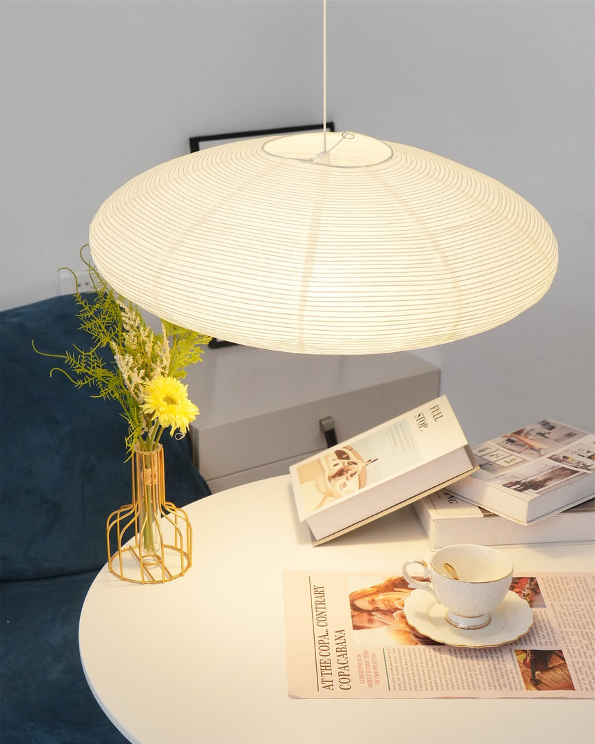 Mulberry Paper Plug-In Pendant Light