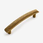 Cargar imagen en el visor de la Galería, 128 millimeter hammered brass cabinet pull