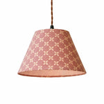 Bild in Gallery-Viewer laden, Eaveside Skirt Vintage Fabric Shade Pendant Light - Aoni Floral