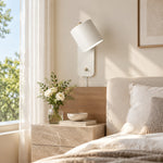 Cargar imagen en el visor de la Galería, Flexible Rotatable Cylinder Plug-in Wall Lamp