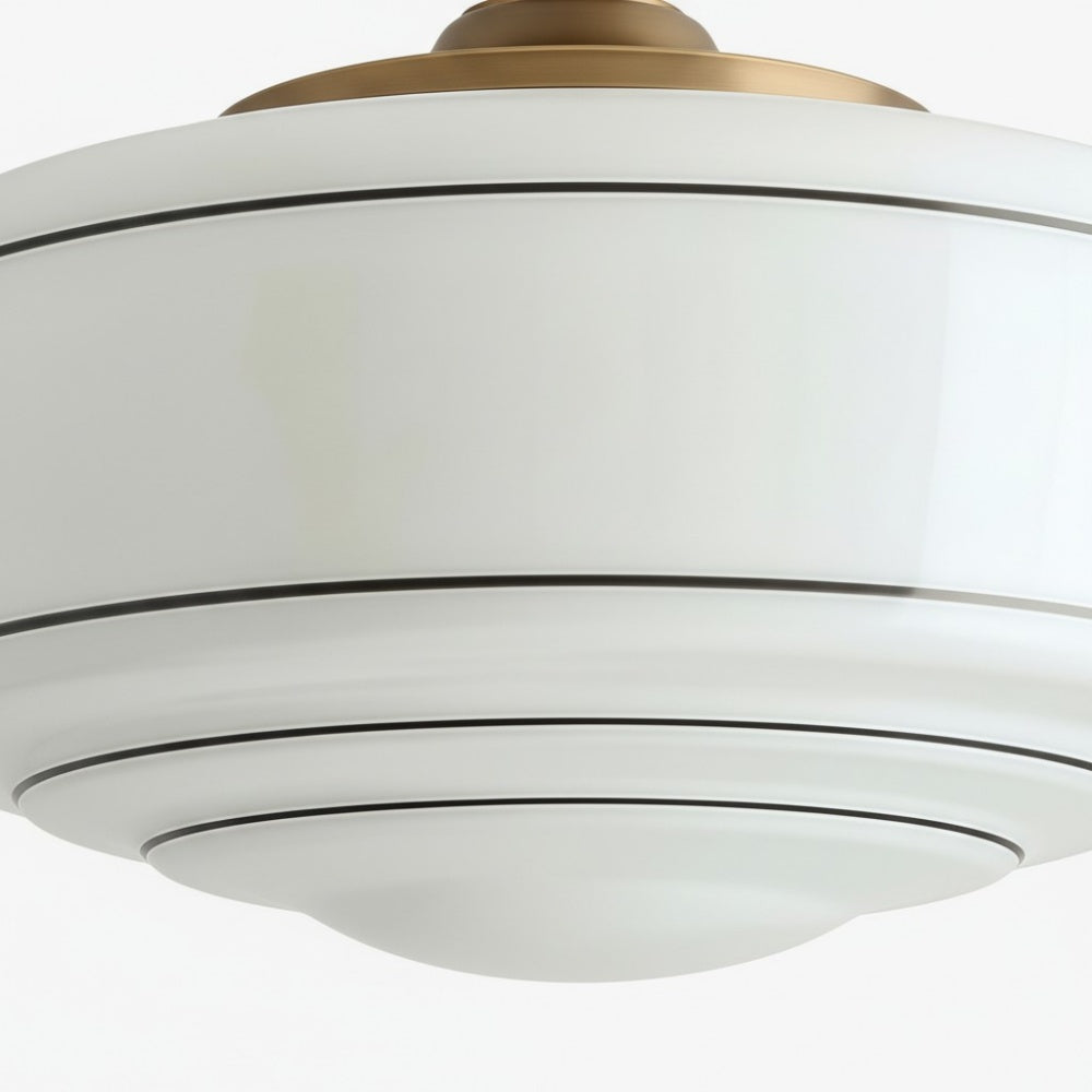 Lámpara de Techo Moderna Nalaviro - Pantalla de Vidrio para Sala y Recibidor