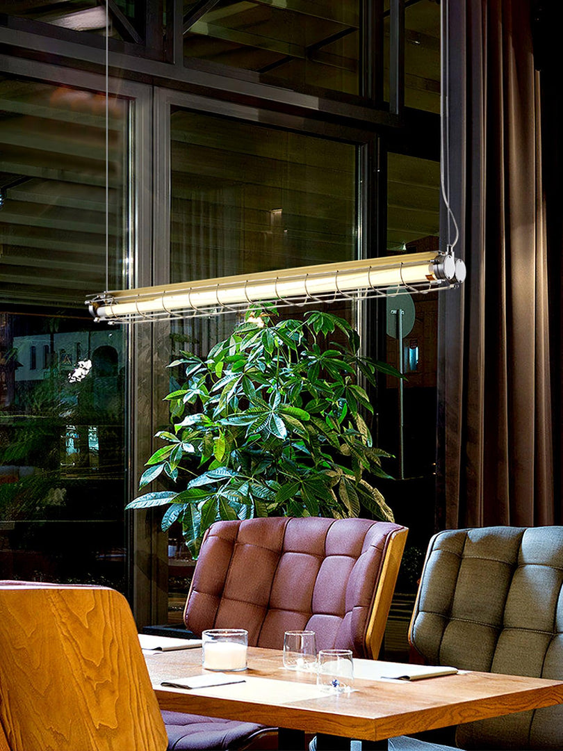 Driscoll Minimalist Linear Chandelier for Modern Living Spaces