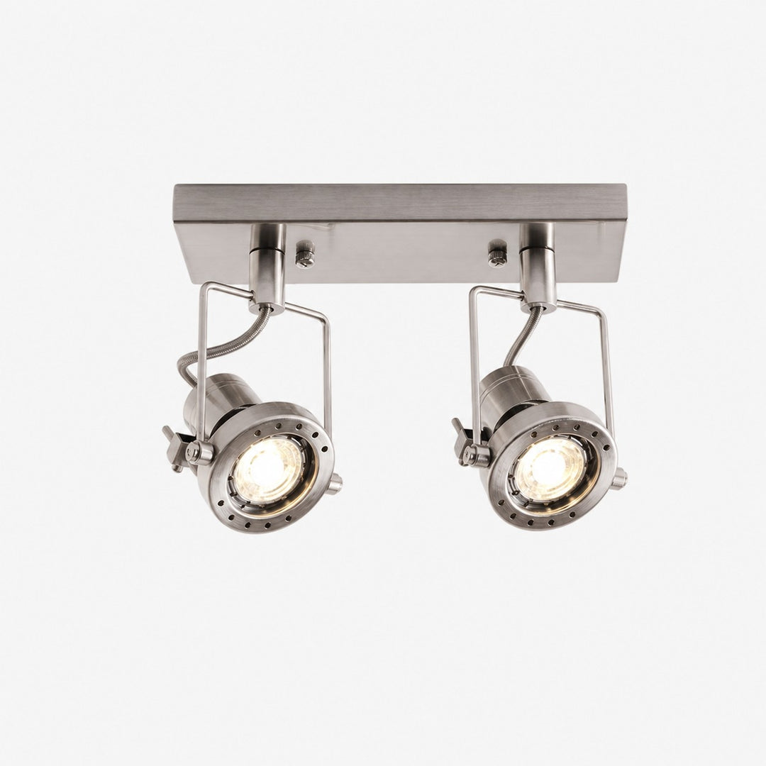 Bauhaus Brushed Nickel Adjustable Spotlight