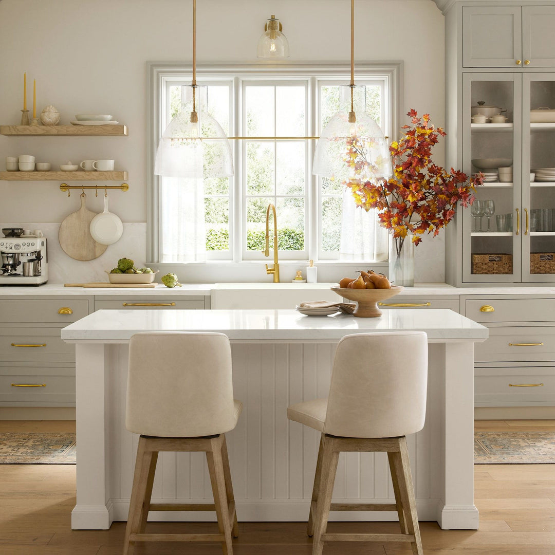 Colección de lámparas colgantes de cristal Glavira: vidrio reciclado para la cocina