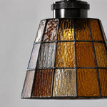 Bild in Gallery-Viewer laden, Artisan Stained Glass Tapered Pendant Light