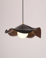 Bild in Gallery-Viewer laden, Leaf Vein Glass Plug-In Pendant Lamp