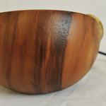 Load image into Gallery viewer, Handcrafted Walnut Wood Dome Pendant Light