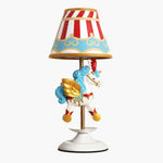 Bild in Gallery-Viewer laden, Circus carousel unicorn table lamp on white background