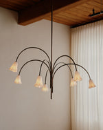 Load image into Gallery viewer, Flora Glass Chandelier
