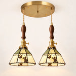 Charger l'image dans la visionneuse de galerie, Cat and Butterfly Stained Glass Pendant Light