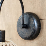 Bild in Gallery-Viewer laden, Wabi-Sabi-Wandleuchte aus geflochtenem Rattan