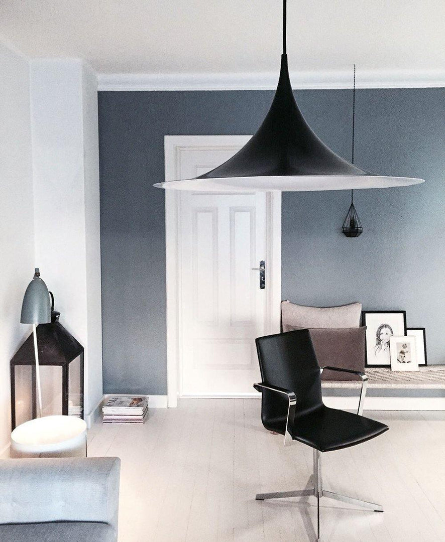 Arch-Shaped Aluminum Plug-In Pendant Light