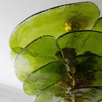 Load image into Gallery viewer, Lotus Leaf Layered Glass Chandelier
